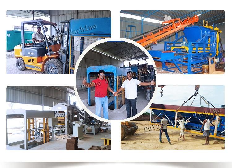 Famouse Brand Qt10-15 Fully Automatic Concrete Block Machine Line, Most Popular Big Machine in Kenya