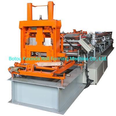 Building Material Steel Metal Full Automatic C Purlin Roll Forming Machine