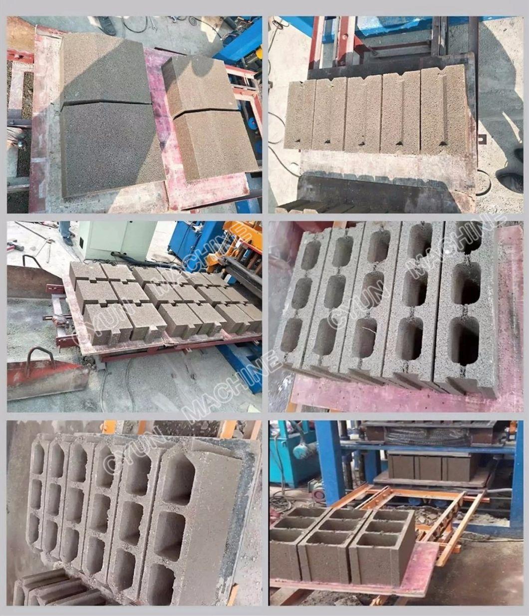 Qtj4-40 Manual Block Making Machine Sale Concrete Cement Brick Making Machine South Africa