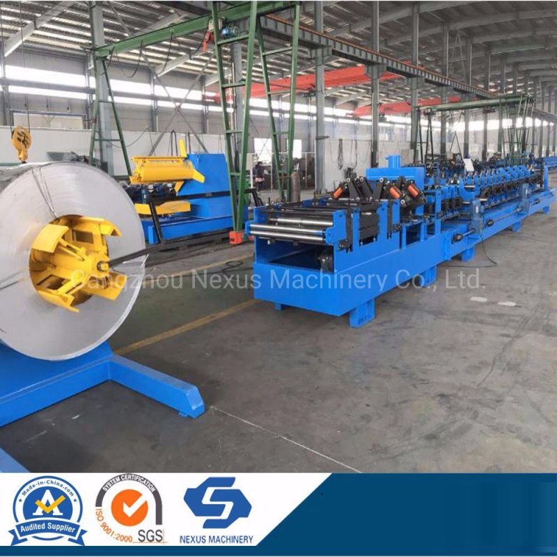 Full-Automatic C and Z Steel Purline Roll Forming Machine/CZ Changeable Purlin Machine