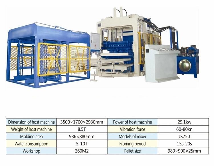Qt8-15 Low Investment High Profit Cement Brick Making Machine