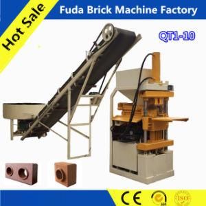 Qt1-10 Hydroforming Automatic Interlocking Clay Block Molding Machine Ghana