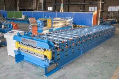Trapezoidal Roof and Wall Building Construction Steel Sheet Roll Forming Machine