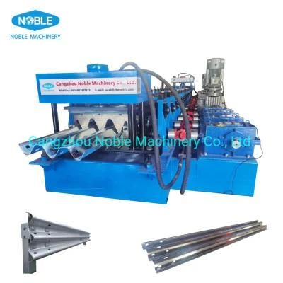 Low Price Taiwan Quality W Beam Steel Frame Galvanized Steel Highway Guardrail Panel Making Roll Forming Machine for Road