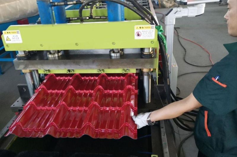 Anti Condensation Roofing Sheet Making Machine Roof Use Glazed Tile Roll Forming Machine