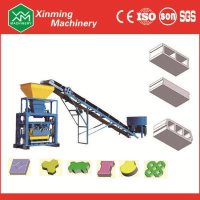 Concrete Cement Hollow Brick Making Machine with High Output (QT40-1) High Quality Machine