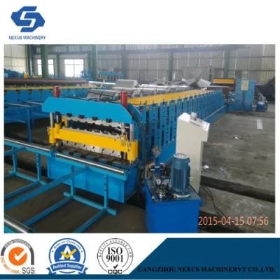 Double Deck Steel Coil Roll Forming Machine for Manufacturing Plant