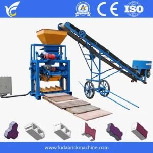 Cheap Concrete Hollow Block Making Machine, Manual Paver Brick Production Line