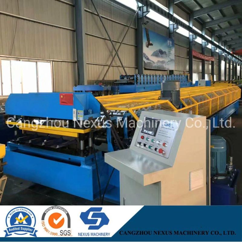 Canton Fair Galvanized Steel Ibr 686 Roof Tilespan Sheet Roll Forming Making Machine