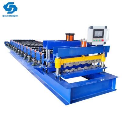 Steel Roof Tile Sheet Roll Forming Machine Glazed Step Tiles Making Machinery