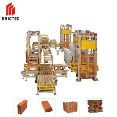 Automatic Brick Manufacturing Plant with Clay Brick Stacking System