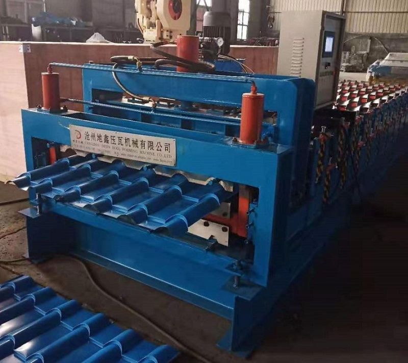 Glazed Double Sheet Roof Tiles Roll Forming Machine Factory Price