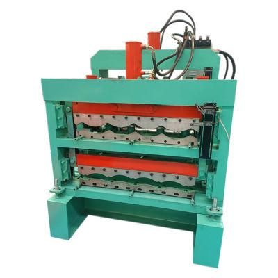 Glazed Tile Bamboo Type Double Layer Roll Forming Machine
