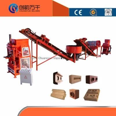 Cy2-10 Automatic Hydraulic Press Sand Soil Cement Brick Making Machine Brazil