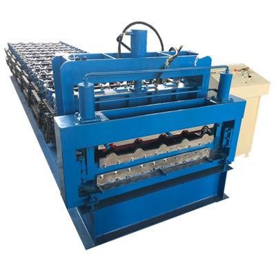 Glazed and Corrugated Double Roof Tile Automatic PLC Control Roll Forming Machine