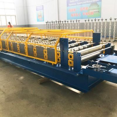 3D Effect Metal Glazed Tile Q Tile Double Layer Roll Forming Machine