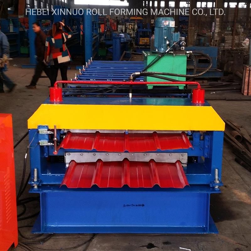 Xinnuo 840+900 Double Layer Roofing Sheet Roll Forming Machine