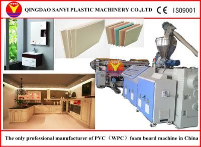 PVC Semi-Skinning Foamed Board Production Line/Plastic Making Machine
