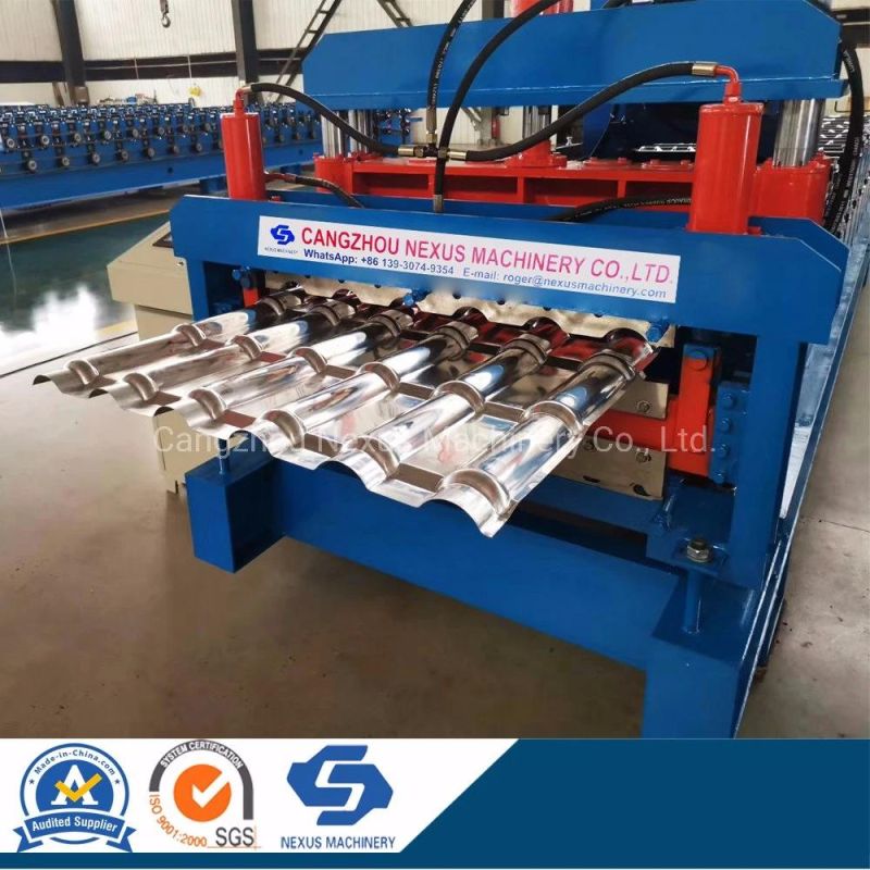 Cangzhou Nexus Double Layer Roof Tile Sheet Roll Forming Machine for Tanzania Market
