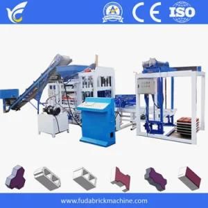 Automatic Cement Zig Zag Block Molding Machine, Hollow Wall Block Construction Machinery in Congo