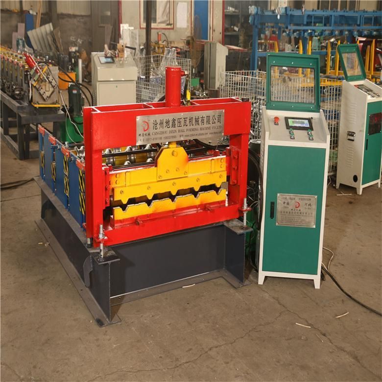 Automatic Metal Steel Crimping Curving Arching Trapezoidal Profile Roofing Sheet Wall Panel Roll Forming Making Bending Machine