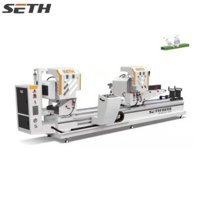 Buy Aluminium Window Door Machine Double Head CNC Cutting Saw Window Frame Saw with CE