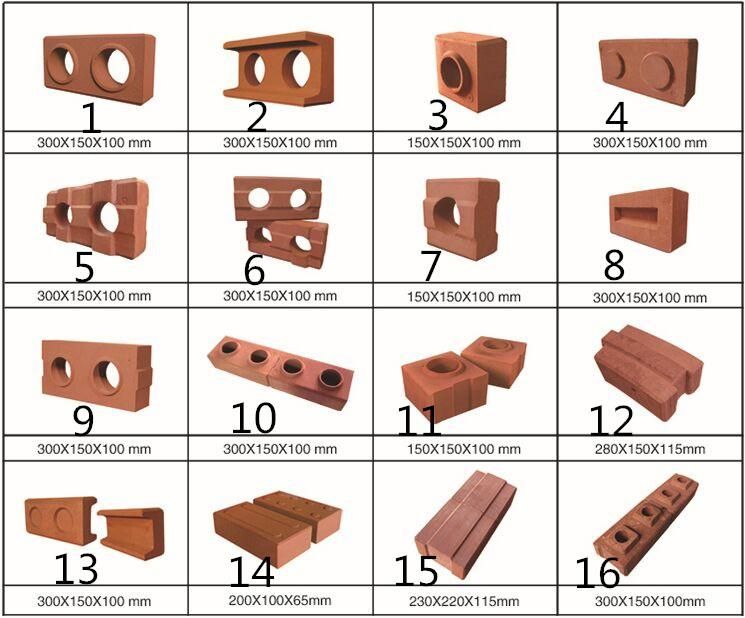 Hr1-10 Full Automatic Brick Machine Clay Building Material Brick Making Machine