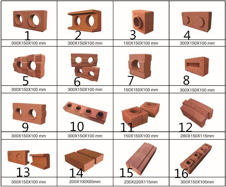 Hr1-10 Full Automatic Brick Machine Clay Building Material Brick Making Machine