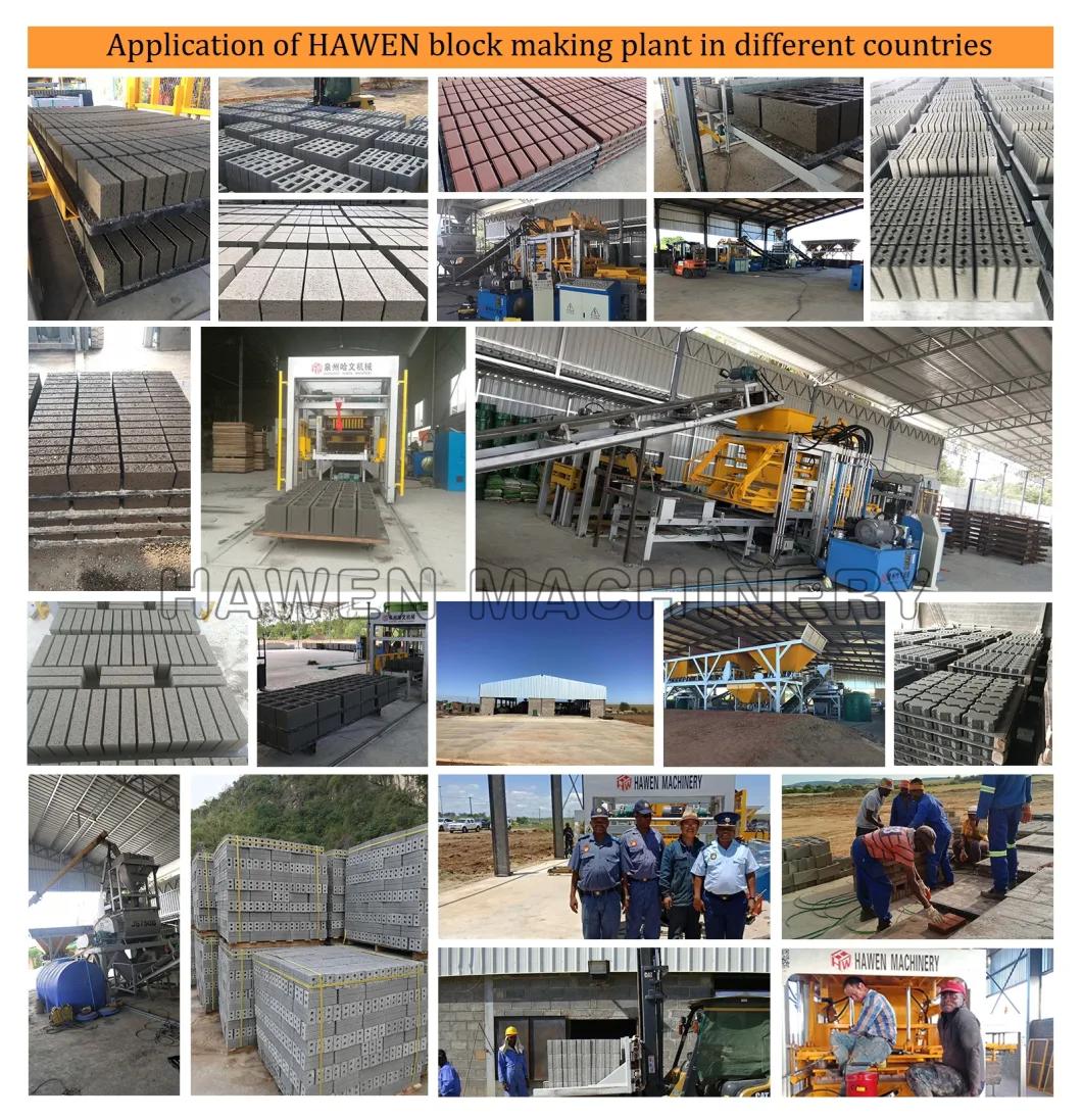 Fully Automatic Construction Equipment Automatic Concrete Block and Brick Making Machine