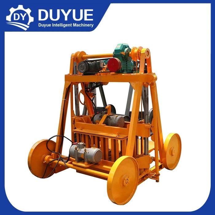 Qmy4-45 Manual Hollow Block Machine Price Soil Interlocking Brick Machinery