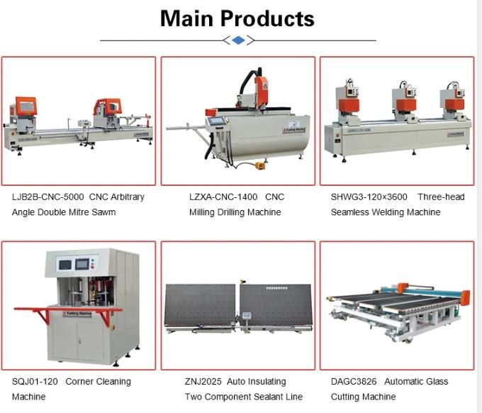 Aluminum UPVC Profile High Accuracy High Speed Cutting Center