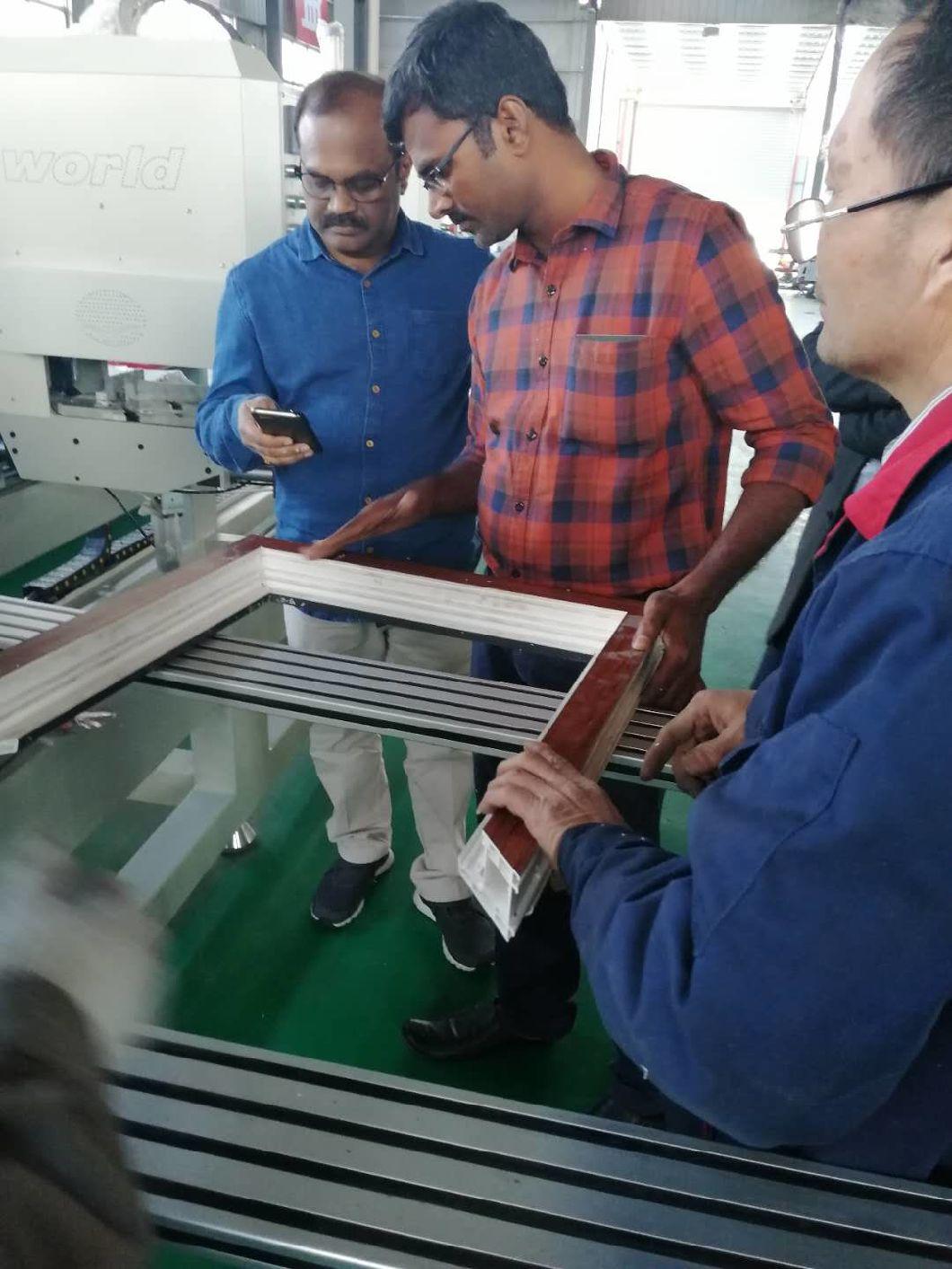 Four Head Welding Machine Seamless Plastic Window Door Machinery Four Heads PVC UPVC Seamless Welding Machine