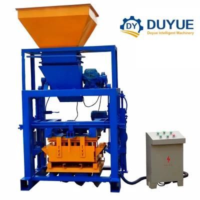 Qt40-1 Semi Automatic Fly Ash Brick Making Machine Hollow Block Making Machine in Africa