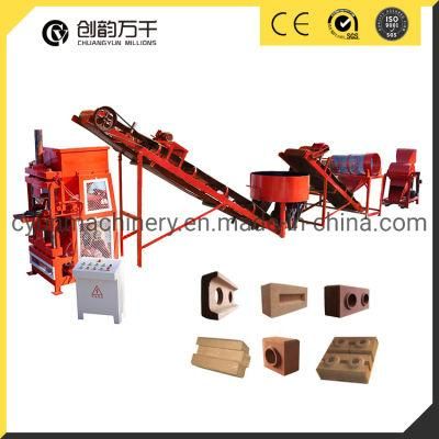 Cy2-10 Automatic Hydraulic Clay Interlocking Brick Hydraform Block Making Machine Price