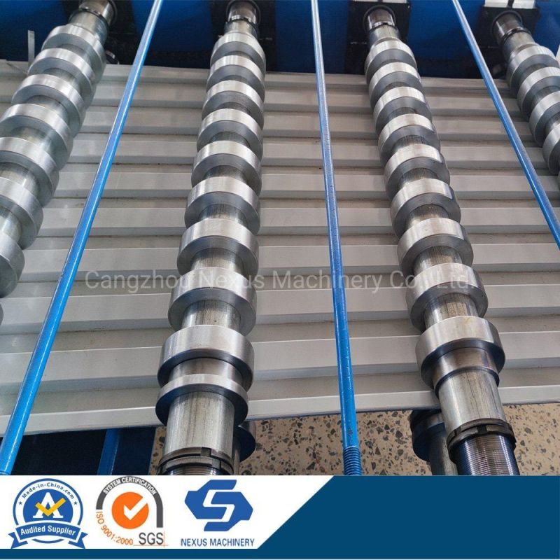 Automatic Aluzinc Steel Shutter Door Roll Forming Machine