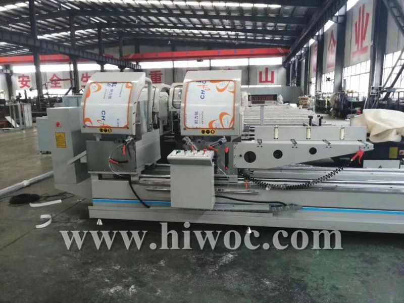 Factory Supply CNC Aluminum Double Heads Cutting Saw Aluminum Window Door Machine PVC Window Door Machine Window Door Making Machine Window Door Cutting Saw