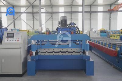 China Factory Lowest Price Steel Trapezoidal Tile Roofing Panel Roll Forming Machine