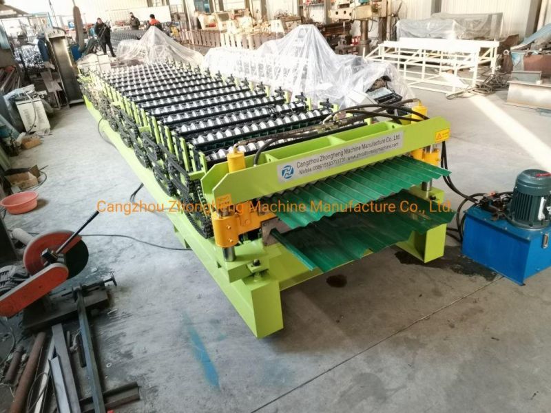 Steel Roll Used Roofing Sheets Making Machine Double Layer Roof Tile Making Forming Machine
