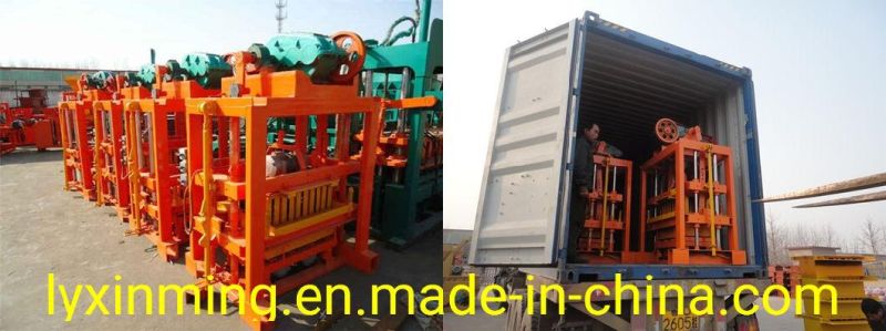 Small Capacity, Big Profit! Qtj4-40 Concrete Hollow Block Making Machine/Cement Brick Making Machine