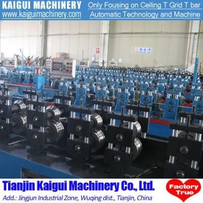 Galvanized Black Silhouettes Tee Grid Ceiling Roll Forming Machine