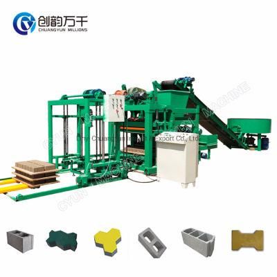 Qt4-25 Hydraulic Cement Concrete Block Making Machine Turkey Hollow Bricks Machine