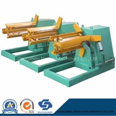 5t/8t/10t Hydraulic Decoiler Uncoiler with Coil Car for Metal Forming Machine