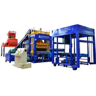 Qt5-15 Automatic Hydraulic Block Making Machinery Paver Block Brick Machine Price