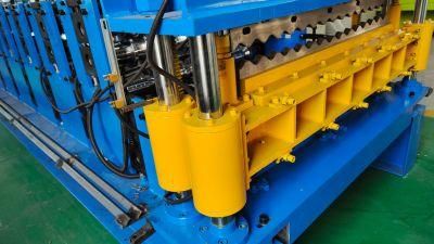Trapezoidal and Corrugated Tile Color Steel Double Layer Roll Forming Machine
