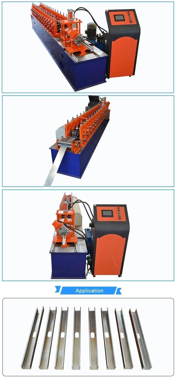 Steel C Channel Metal Stud Production Line C Profile Drywall Channels Machine