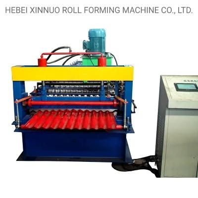 Xinnuo 762 Corrugated Roof Roll Forming Machinery Lifetime Repair Guarantee