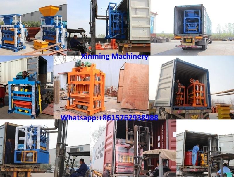 Qmy2-45 Manual Cement Solid Brick Making Machine Concrete Hollow Block Making Machine for Sale