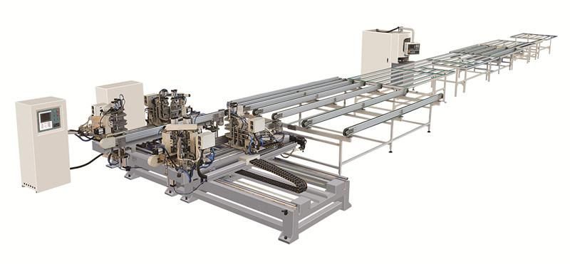 Automatic PVC/UPVC Window Door Welding and Cleaning Production Line