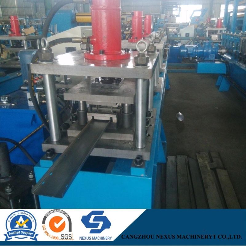 Aluminium Steel Fire Smoke Vane Damper Roll Forming Machine