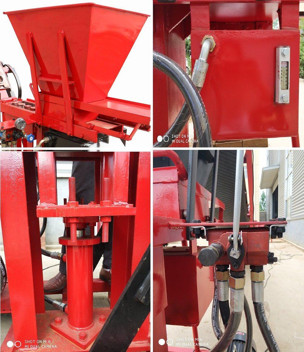 Xinming Xm2-25 Manual Clay Mud Brick Making Machine with Factory Price